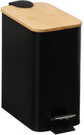 KESPER Cosmetic basket with soft closing 5 l, black - Rubbish Bin