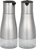 KESPER Oil and vinegar dispenser, 2 pcs, 6,5 × 18,5 cm, stainless steel/plastic - Dispensing Bottle