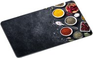 Kesper skleněná řezací deska motiv koření, 38 × 28,5 cm - Chopping Board