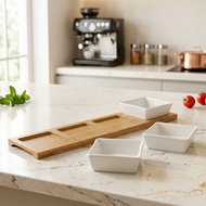 KESPER Serving bowls with tray, bamboo, 58065 - Bowl Set