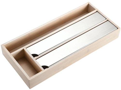 Kesper Kitchen foil tray, 42 × 19 × 5,4 cm, bamboo - Kitchen Roll Holder - Main image