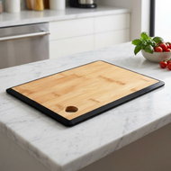 KESPER with black edge, 27 × 19 × 1,5 cm, bamboo - Cutting Board