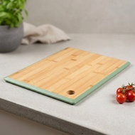 KESPER with green border, 35 × 26 × 1,5 cm, bamboo - Cutting Board