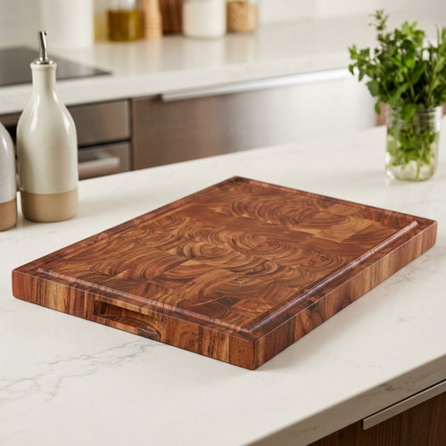 KESPER, 50 × 3,5 × 36 cm, acacia wood - Cutting Board - Main image