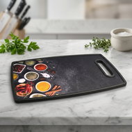 KESPER for slicing and serving, 37 × 23 × 1,2 cm, herbs and spices motif - Cutting Board