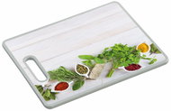KESPER na krájení a servírování, 38 × 30 × 1,2 cm, motiv zdravá kuchyně - Prkénko