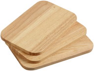 Kesper Cutting board 3 pcs, 22 × 14 × 1 cm, rubber wood - Cutting Board