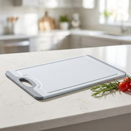 KESPER Krájecí prkénko s protiskluzovou úpravou, výška 8 × 365 mm, světle modré - Prkénko