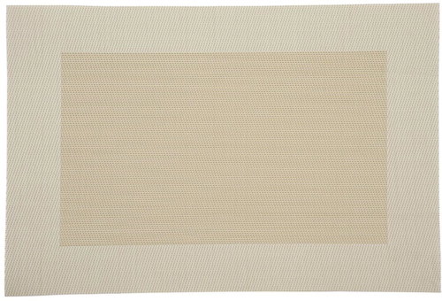 KESPER Placemat, 43 × 29 cm, beige with rim 77565 - Placemat - Main image