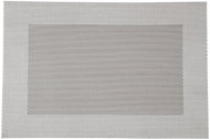 KESPER Placemat, 43 × 29 cm, silver with rim 77673 - Placemat
