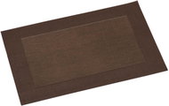 KESPER Placemat, 43 × 29 cm, brown with rim 77674 - Placemat