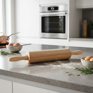 Kesper Dough roller 40 cm, diameter 5,5 cm, beech wood - Rolling Pin