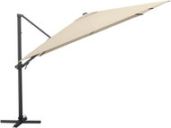 KETTLER Umbrella Easy turn 300 × 300 cm, matt anthracite/beige, waterproof - Sun Umbrella
