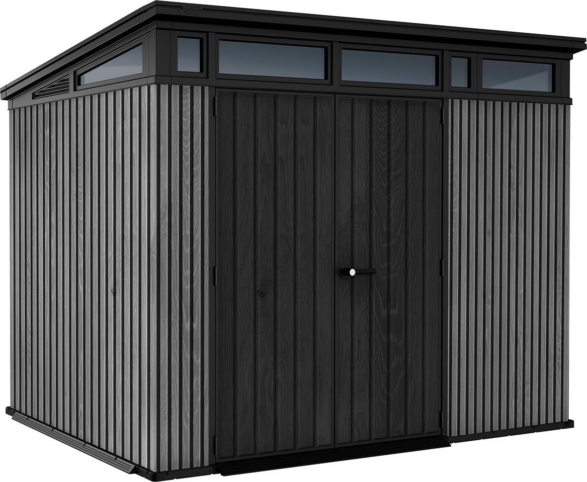 Keter Pent 9 × 7 kerti tároló - szürke