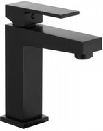 KFA LOGON pedestal basin mixer, click/clack, black (5132-815-81) - Tap