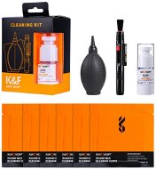 K&F Concept 4 az 1-ben Cleaning Kit (1x tisztító toll + 1x pumpa + 6x törlőkendő + 1x tisztító oldat) - Szett