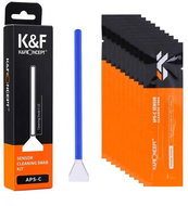 K&F Concept dual cleaning sticks for APS-C chip 16 mm 8 pcs + 20 ml cleaning solution - Cleaning Kit