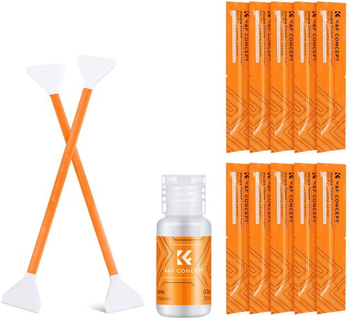 K&F Concept Fullframe Sensor Cleaning Set (10 db kettős törlőkendő + 20 ml tisztító oldat) - Tisztítókészlet - Fő fotó