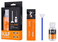 K&F Concept 24mm Fullframe chip cleaning sticks 10 pcs + 20 ml cleaning solution - Camera Accessory