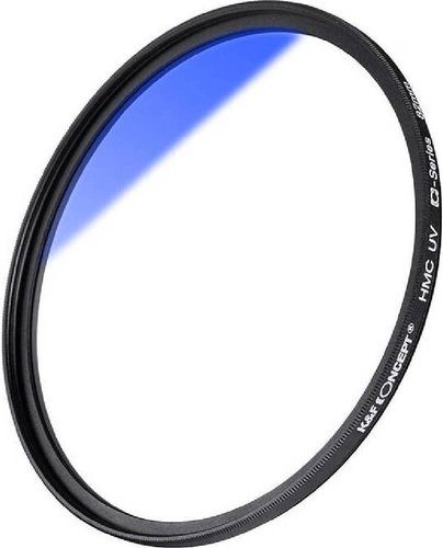 K&F Concept Classic Series HMC UV Filter + CPL filter - 40.5 mm + blue and white cloth - UV Filter - Main image