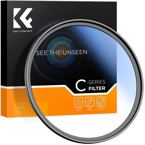 K&F Concept Classic Series HMC + CPL szűrő - 43 mm + kék és fehér textil - UV szűrő - Fő fotó