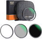 K&F Concept magnetic filter set 3 pcs (MCUV, CPL, ND1000) - 62 mm - Set