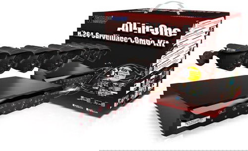  KGUARD 8-channel DVR + 4x color outdoor camera  - Camera System - Fő fotó