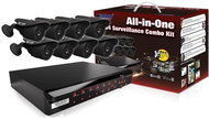 KGUARD 8-channel DVR + 8x color outdoor camera  - Camera System
