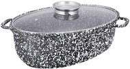 Ceramic baking dish 38 cm with lid Kb-7366 - Roasting Pan