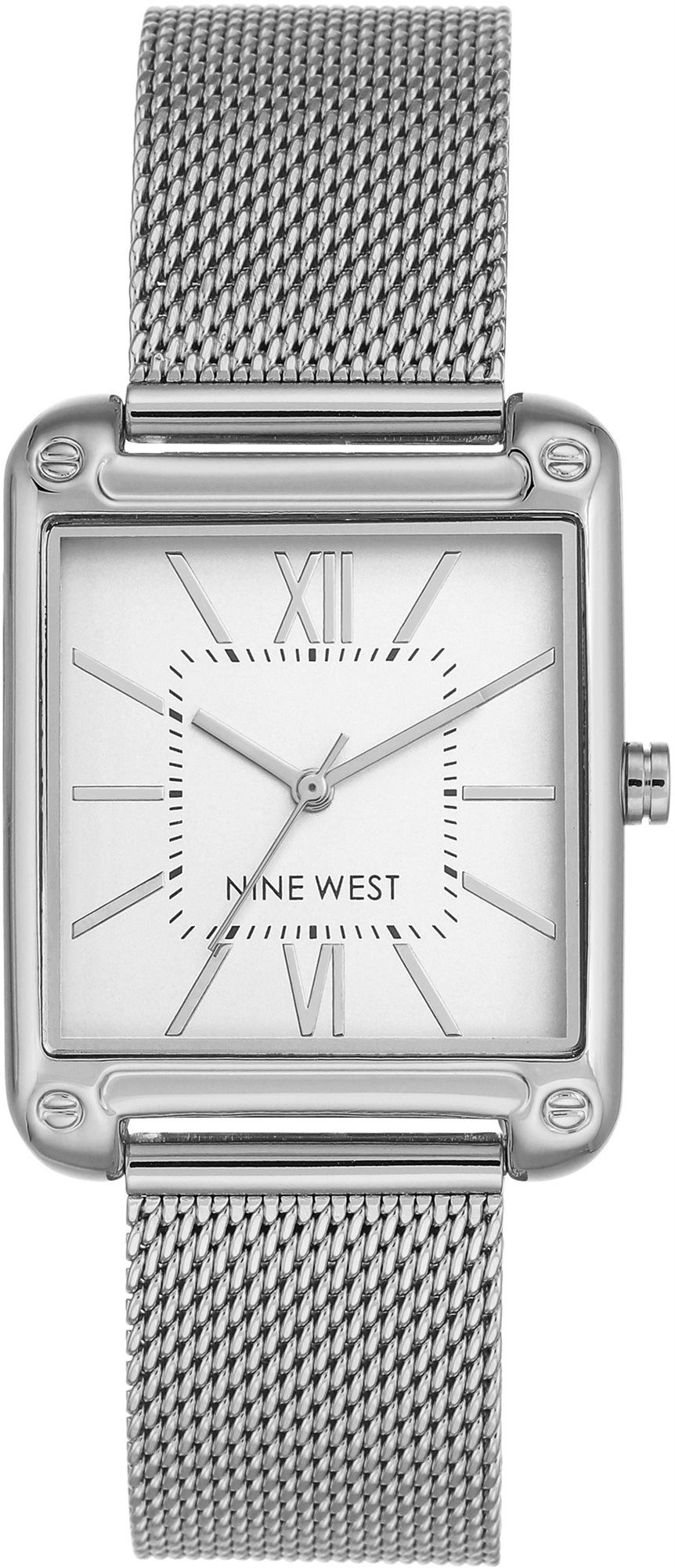 Nine west clearance silver watch