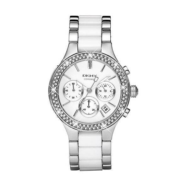 Dkny white shop watch ceramic