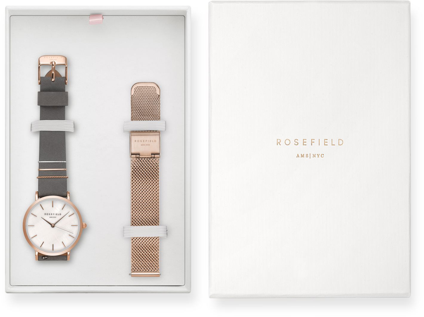 Watch Rosefield Gold in gold and steel - 18997912