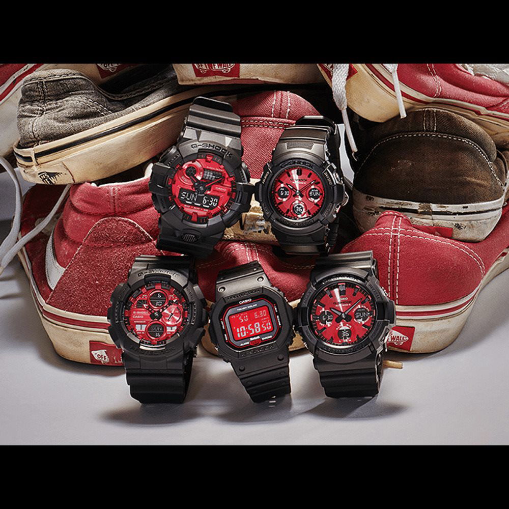 Casio g shock online adrenaline red