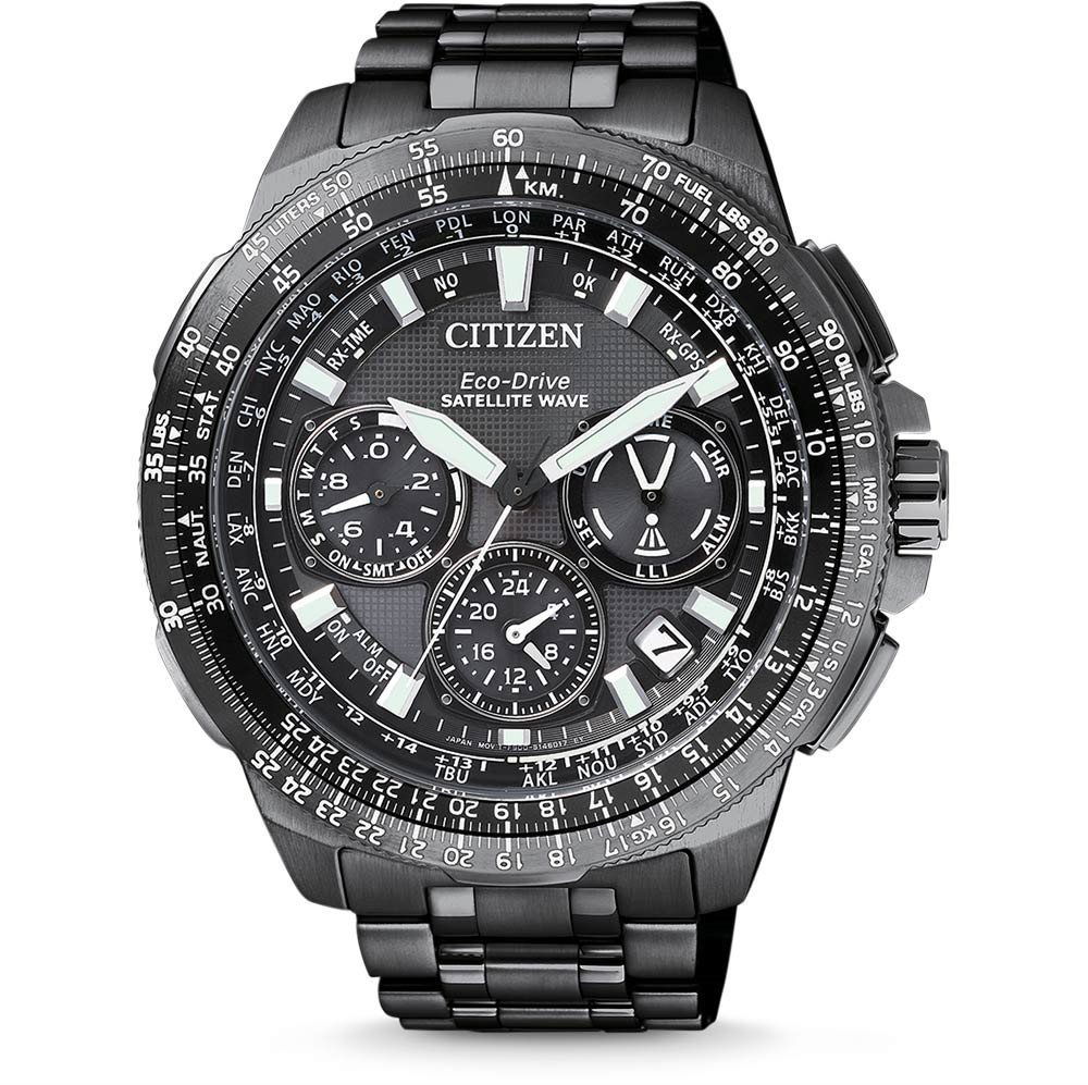 Citizen satellite wave outlet gps watch