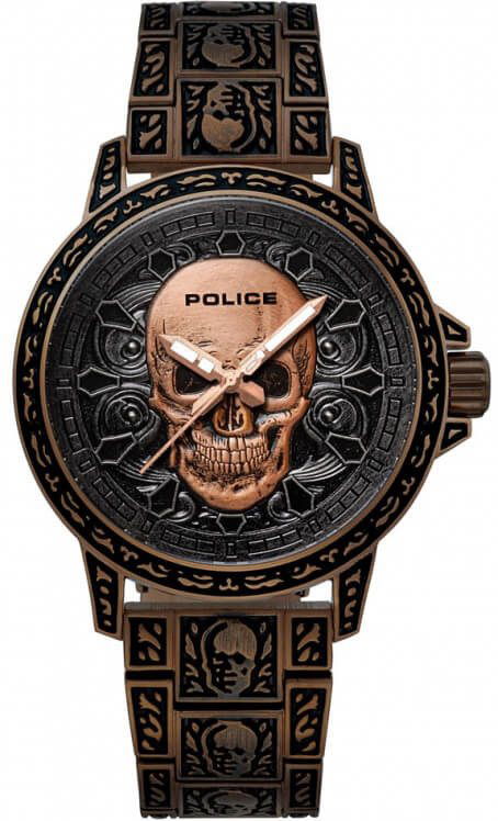 Police watch with online skull