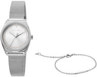 ESPRIT Slice Dot Silver Mesh SET ES1L100M0055 - Women's Watch