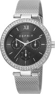 ESPRIT Betty Silver Black Mesh ES1L189M0075 - Women's Watch