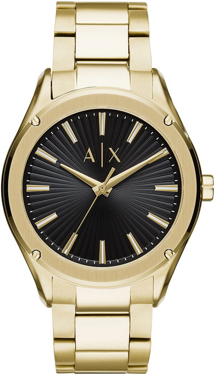 Armani exchange fitz black bracelet watch hot sale