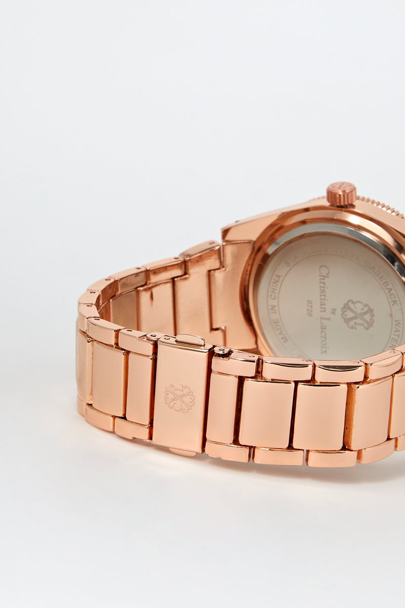 Christian lacroix clearance watches rose gold