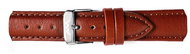 VUCH Leather Strap, Silver/Brown P375 - Watch Strap