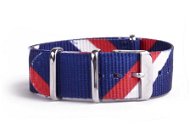 VUCH Nylon Strap, Silver/Blue/Red P890 - Watch Strap
