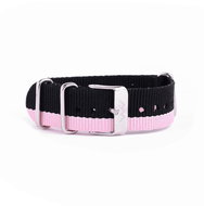 VUCH Nylon Strap, Silver/Pink P891 - Watch Strap