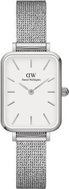 DANIEL WELLINGTON Quadro Pressed Mesh Silver/White - Women's Watch