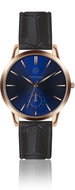 Paul Mc Neal Rose Croco Black Leather MBA-2200R - Men's Watch