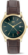 DANIEL WELLINGTON Pathfinder GMT Brown Croc Green Gold DW00100974 - Watch