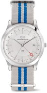 DANIEL WELLINGTON Pathfinder GMT Rowden Frost White Silver DW00100976 - Watch