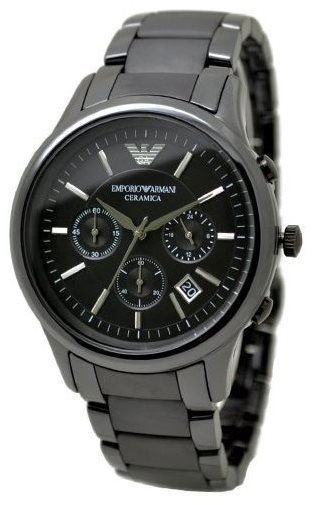 Emporio armani men's ceramic chronograph watch shop ar1452