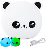 WERK Dětská noční LED lampička Panda s RGB ovládáním - Noční světlo