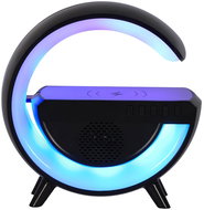 KIK KX3383 Multifunctional Bluetooth RGB speaker with wireless charger, black - Table Lamp