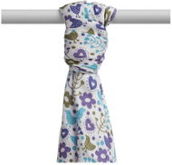 KIKKO XKKO BMB Bambusová osuška 90 × 100, Flowers&Birds, For Boys - Dětská osuška